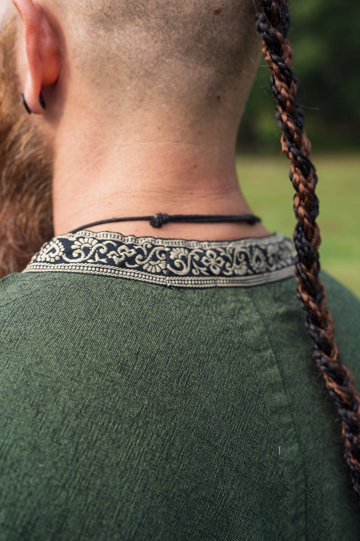 Keltisk tunika, korta ärmar, grön