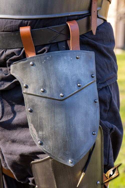 Infanteri-tassets, bronzeret, 1 mm