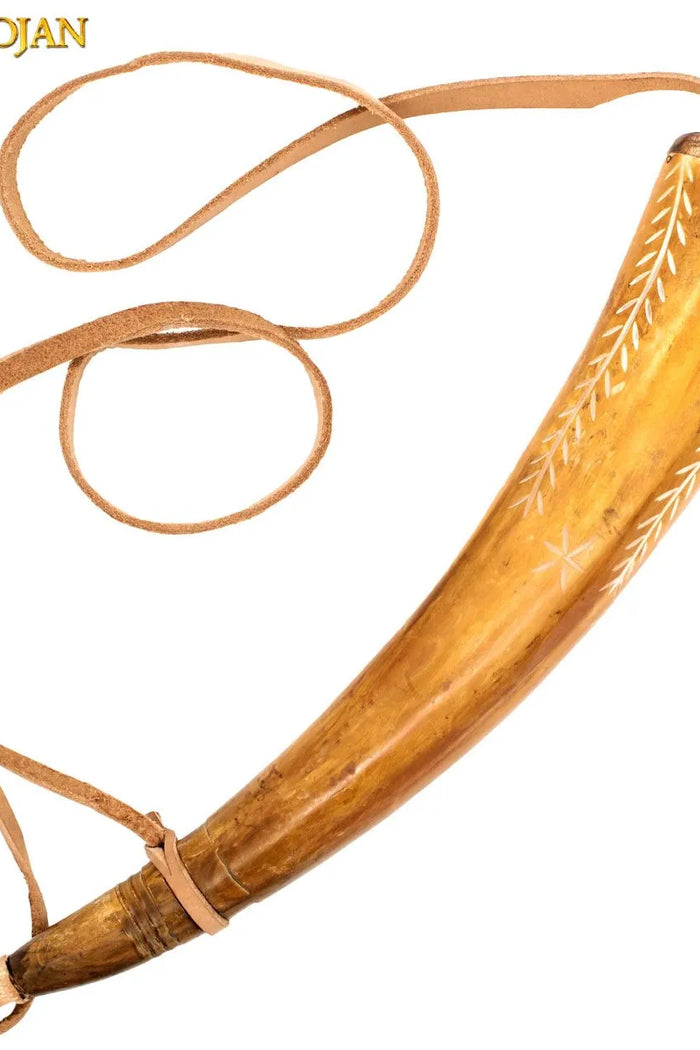 Verzierte Pulverhorn