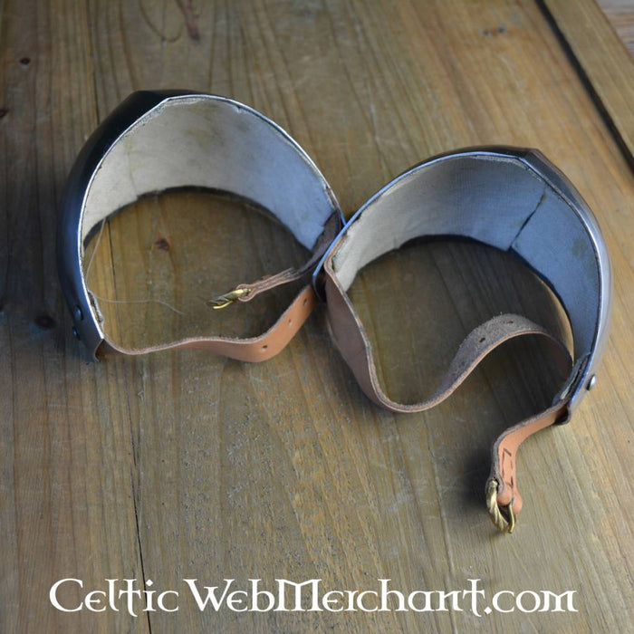 Frühe Couters, Ellbogenpanzer, 1,6 mm