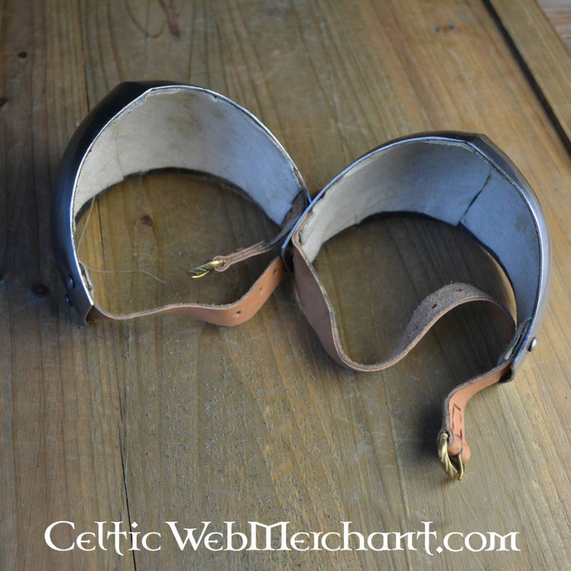 Frühe Couters, Ellbogenpanzer, 1,6 mm