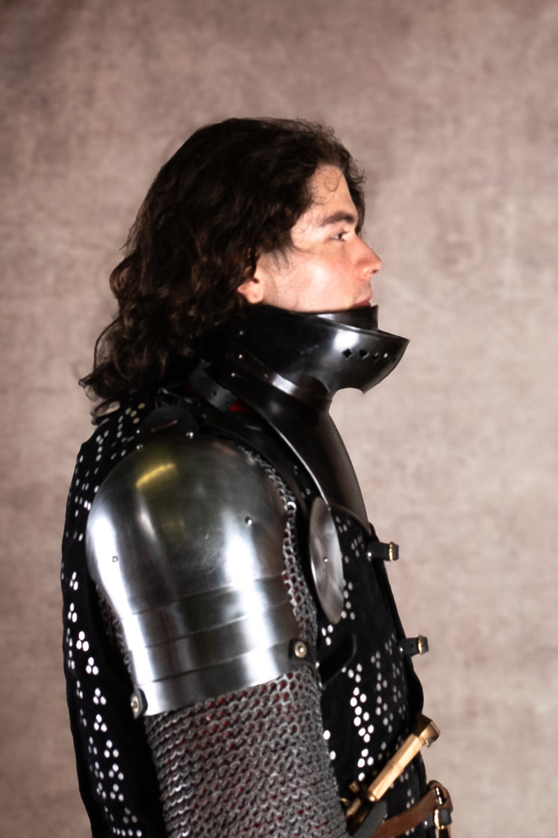 15e eeuwse bevor, gebronsd, 1.6 mm