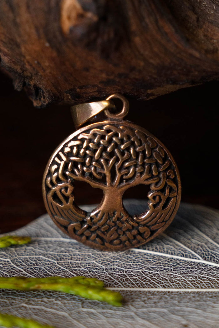 Geknoopte levensboom, brons