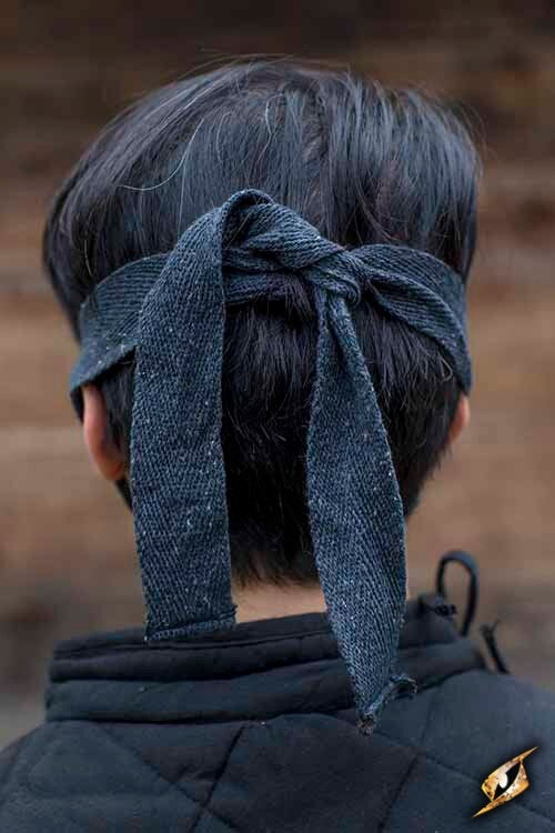 Leather Mempo half mask, brown