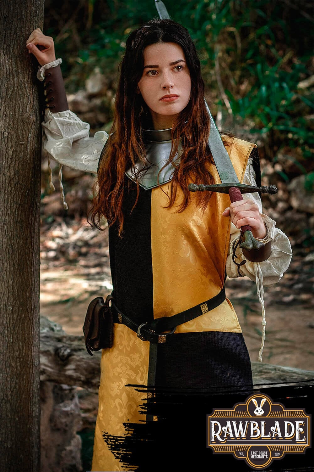Lawrence tabard de chevalier Chessed - Jaune