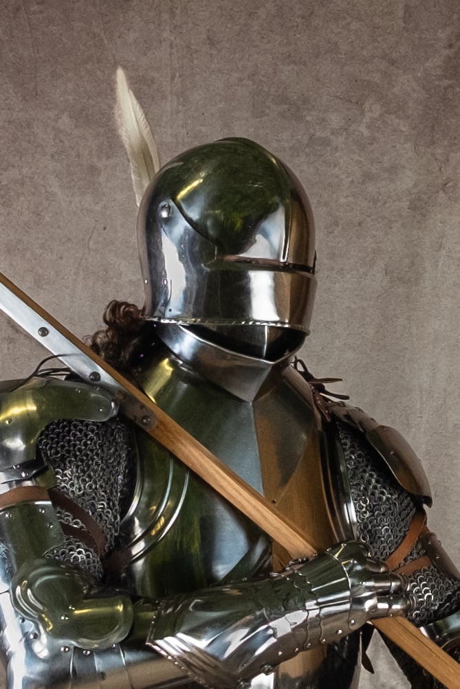 Schweizer Sallet 1490–1500, 2 mm (battle-ready)