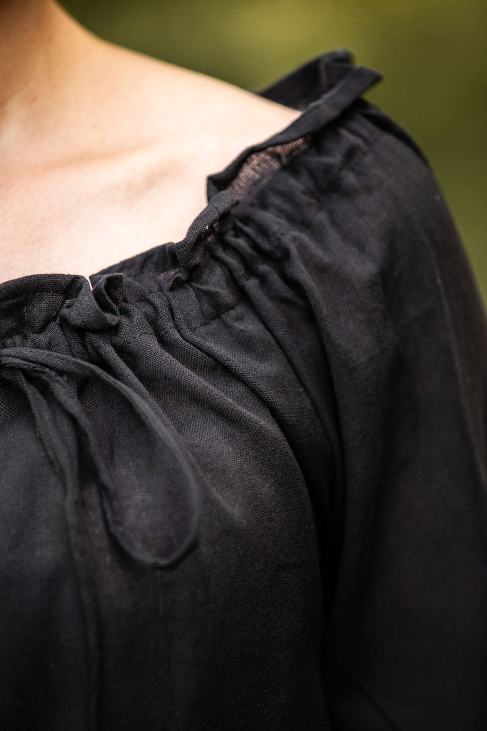 Baroque blouse Julia zwart