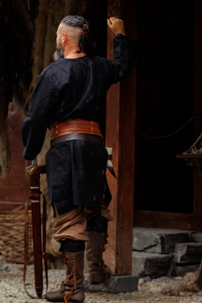 Tunic Folcart, black, wool blend