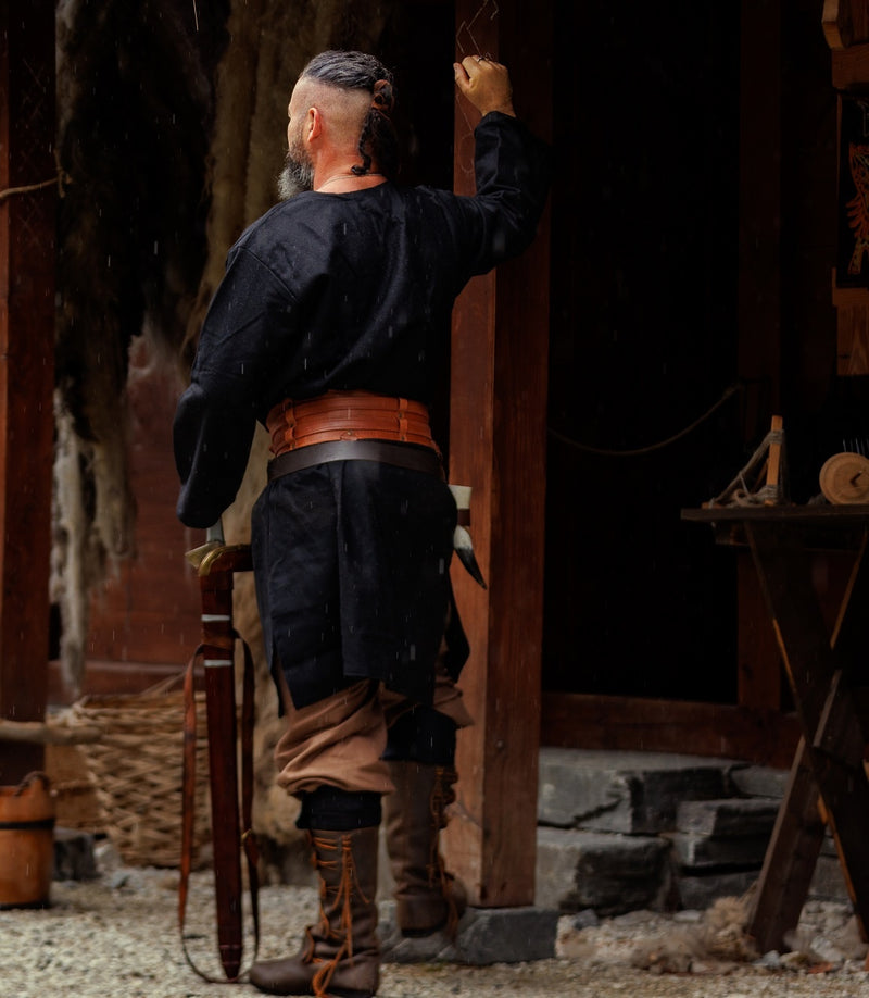 Tunika Folcart, sort, uldblanding