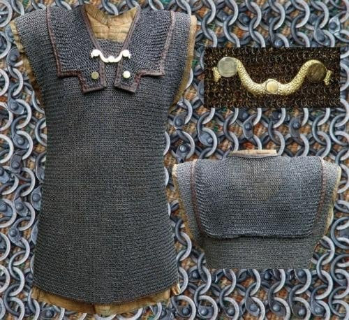 Lorica hamata, mixed rings, 6 mm