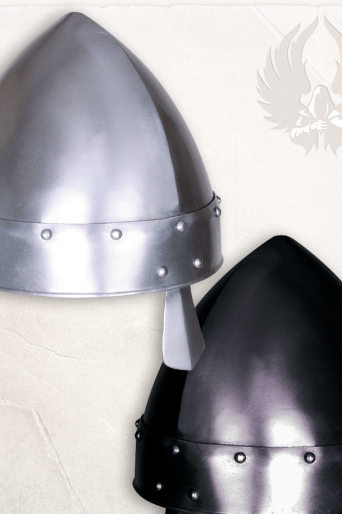 Casque nasal normand Baldric, poli, 1–1,2 mm