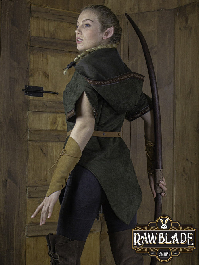 Briannan Ranger tunic, suede, green