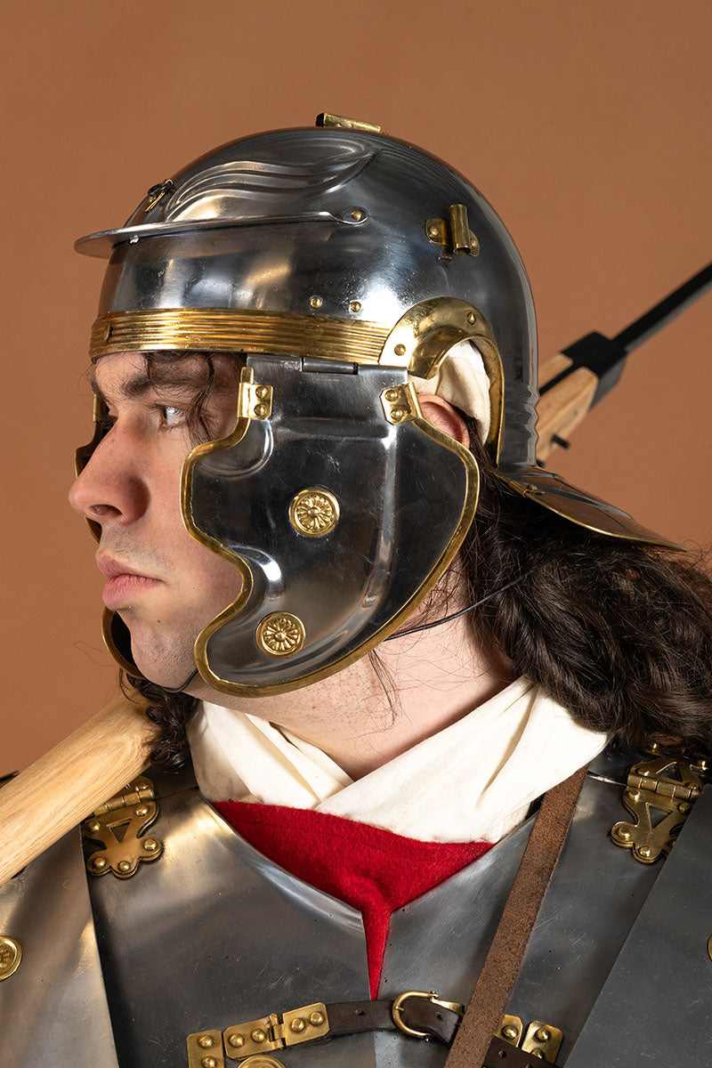 Imperial-gallisk galea F, Vesontio, Weisenau, 1,3 mm