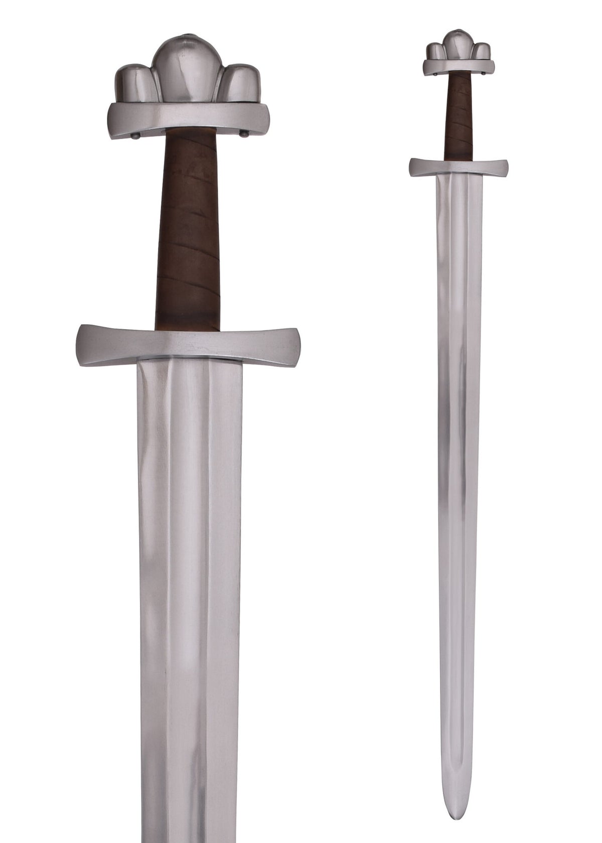 Spada vichinga del X secolo Petersen tipo S, smussata (pronta al combattimento)