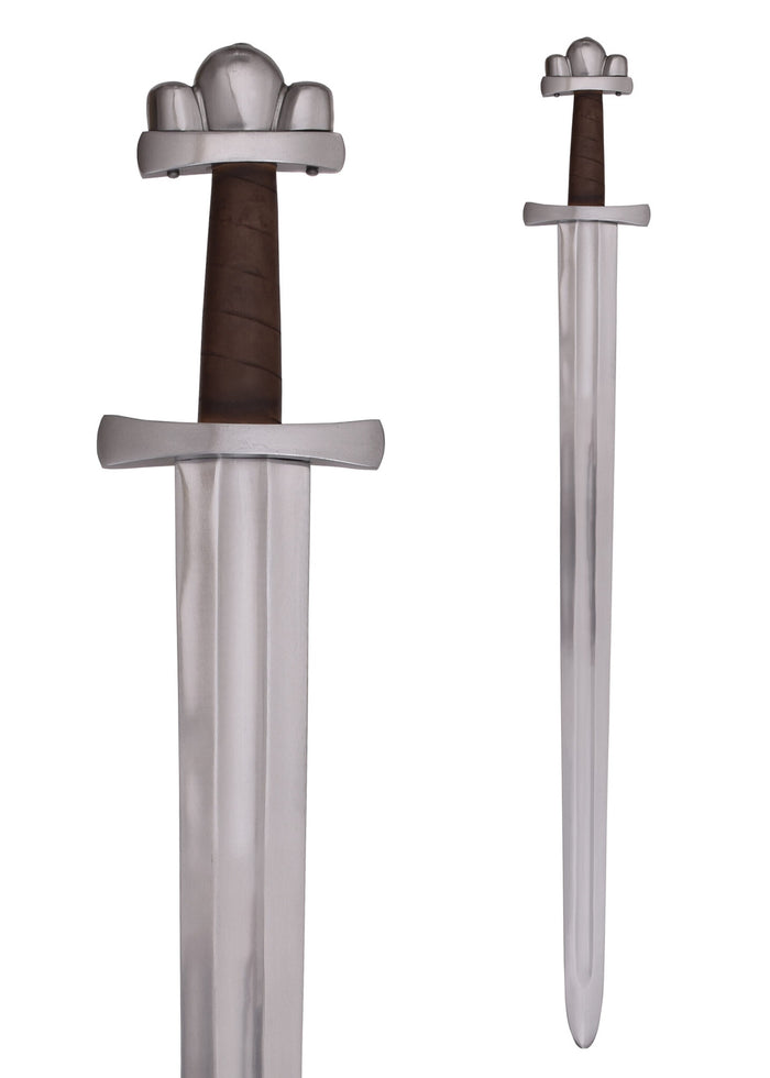 Spada vichinga del X secolo Petersen tipo S, smussata (pronta al combattimento)