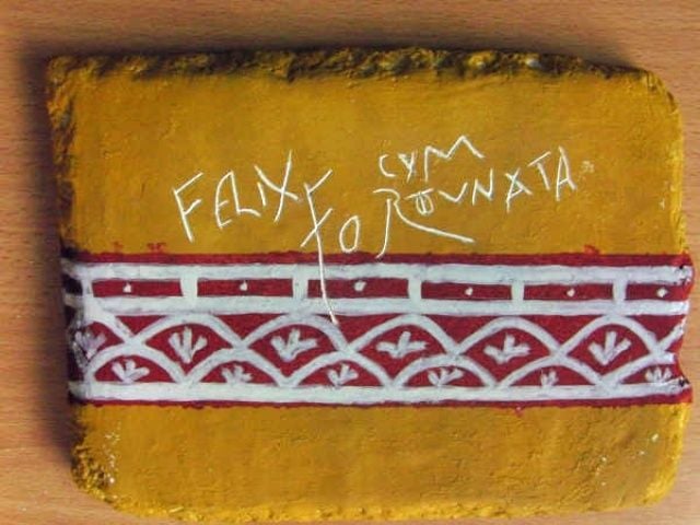 Relief Graffiti Platte