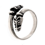 Bague viking islandaise, en bronze argenté