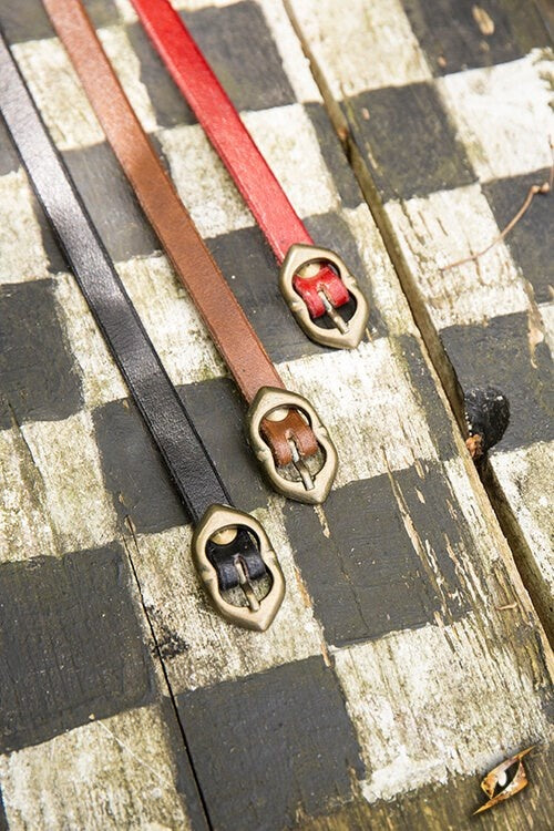 Renaissance belt Ambrose, red