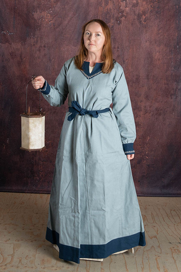Viking dress Helga, blue