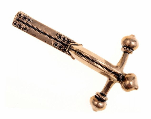 Romeinse kruisboogfibula, brons