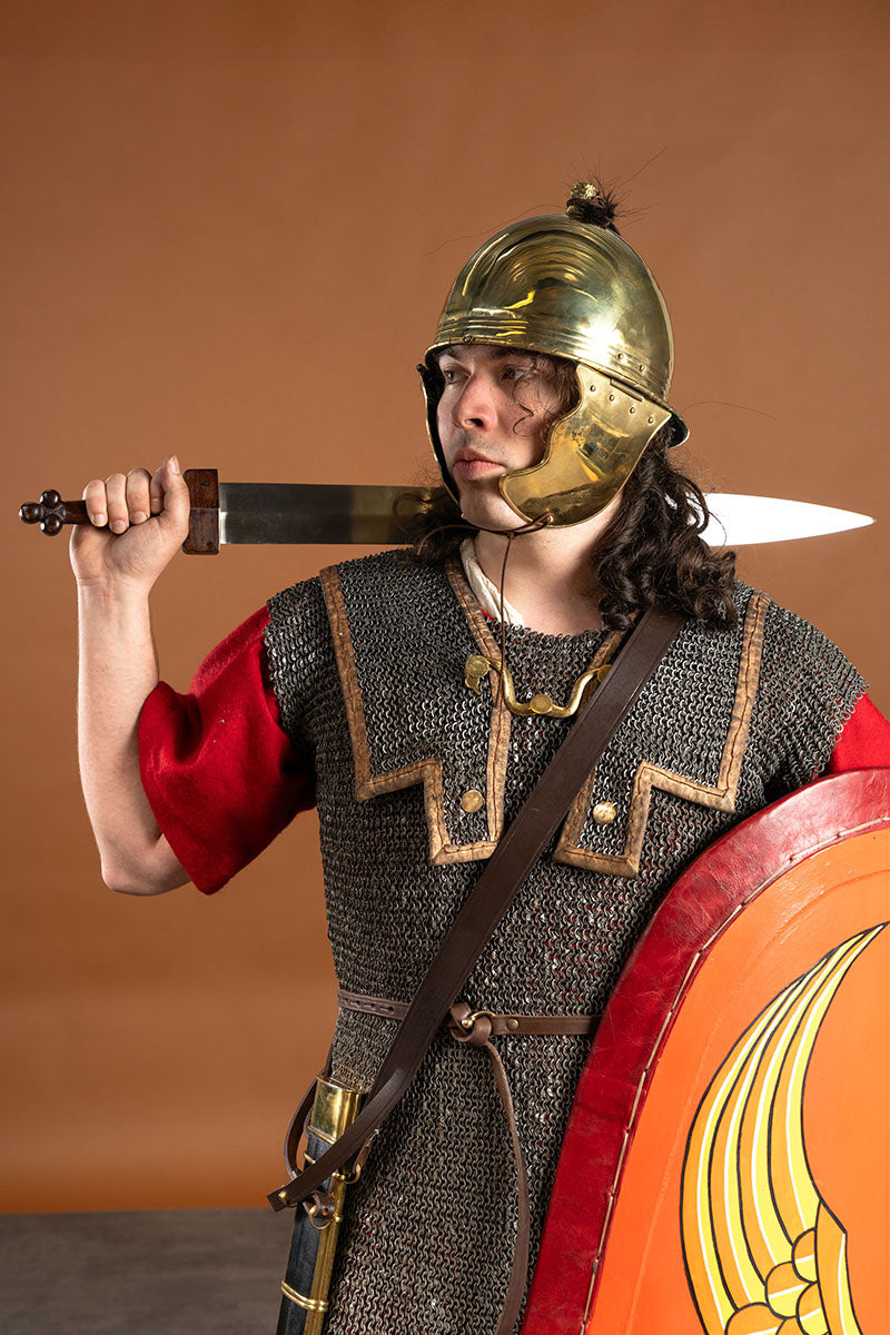 Correa de hombro de cuero para espadas