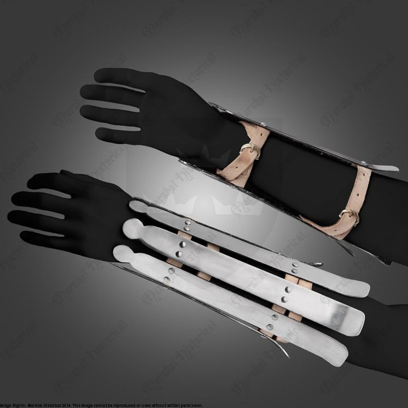 Germanic bracers, forearm guards, 2 mm