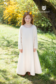 Medieval dress Ylvi, natural