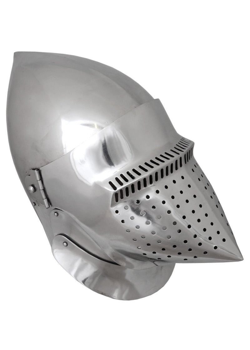 Grande bacinetto con muso di cane, 1420, 2 mm (battle-ready)