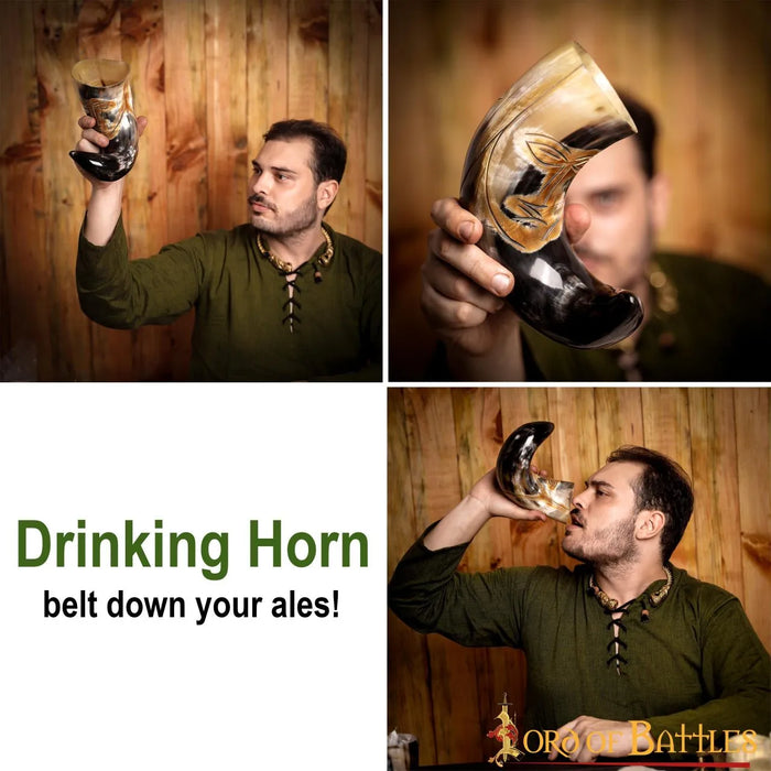 Asatru drinking horn, 500-650 ml