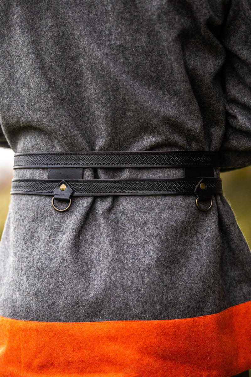 Doppia cintura vichinga Floki, nera