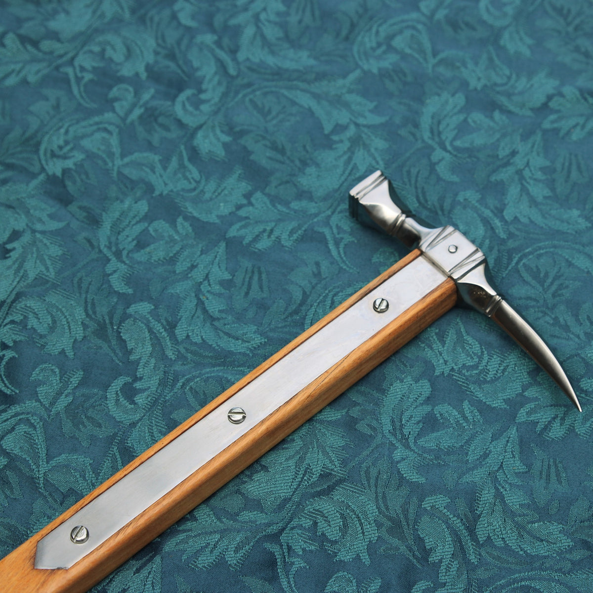 Middelalderlig krigshammer ca. 1400, semi-skarp