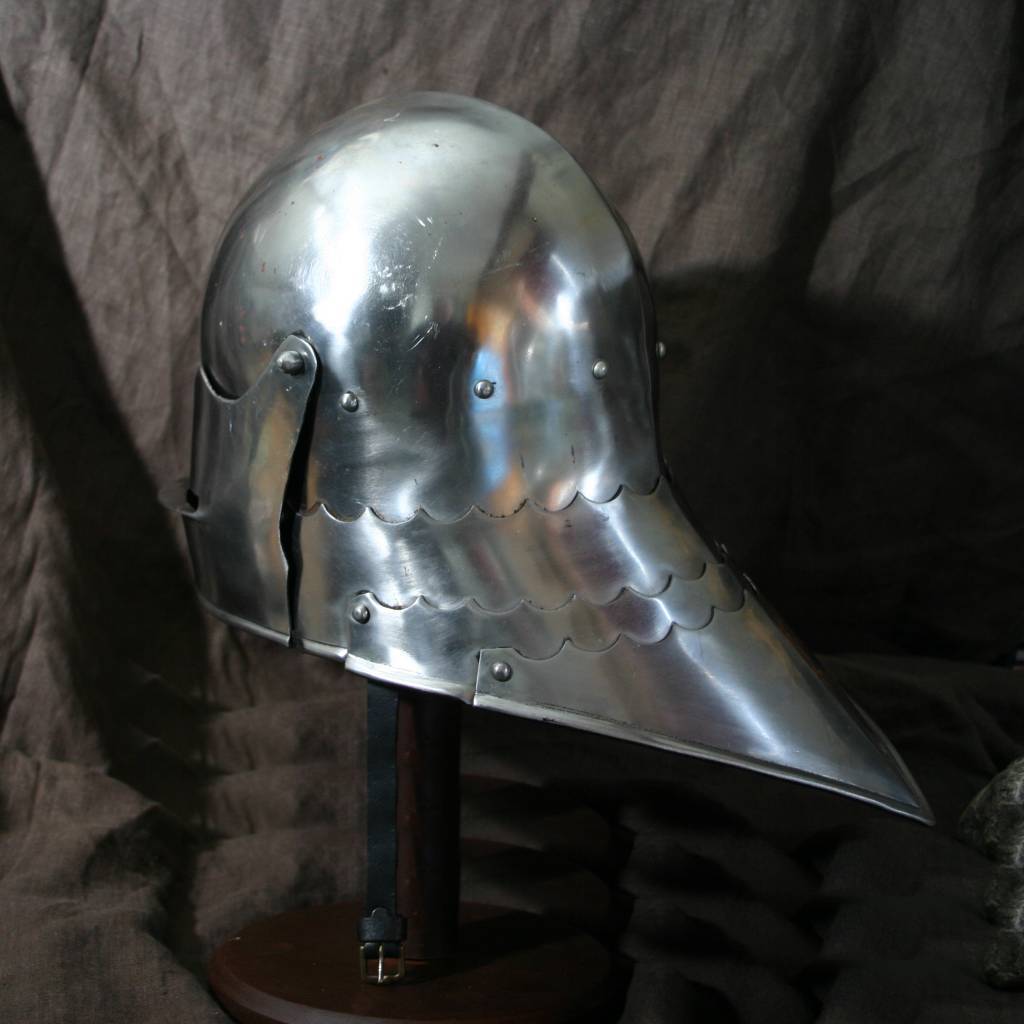 Sallet med visir, ca. 1480, 2 mm (battle-ready)