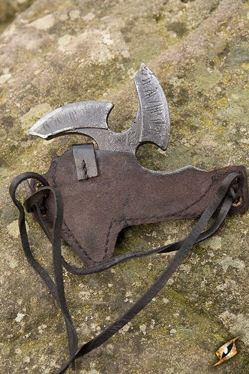 LARP shuriken, med hållare, svart