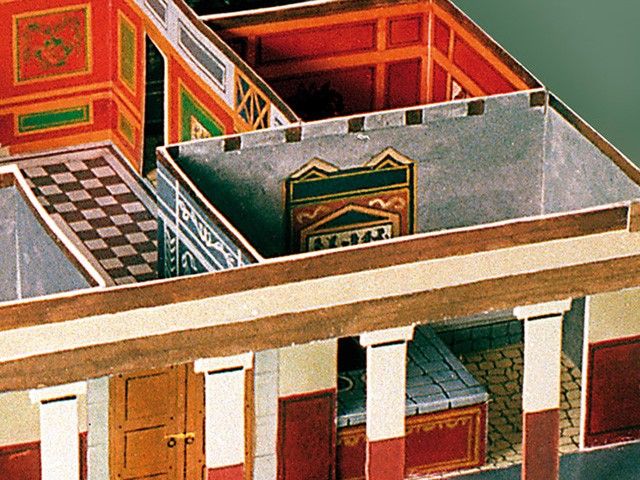 Bouwplaat Romeinse villa