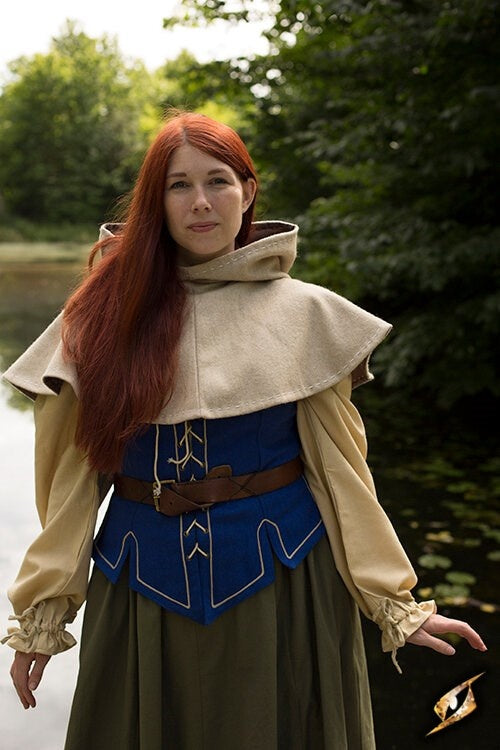 Chaperon médiévale Erhard, beige