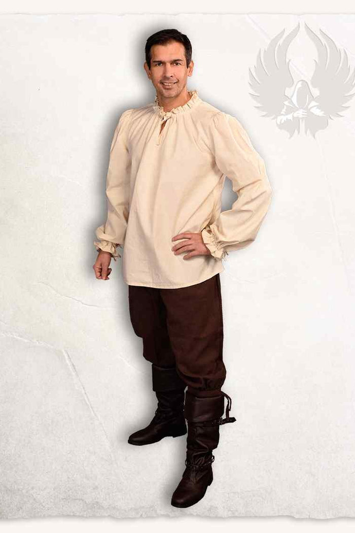 Pirate shirt Bastian, cream