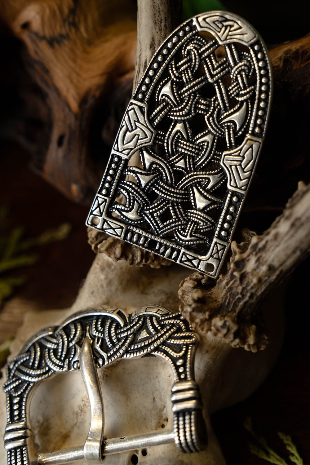 Gokstad rembeslag, sølv