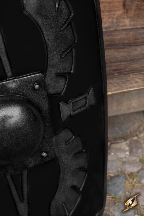 LARP Roman scutum, black