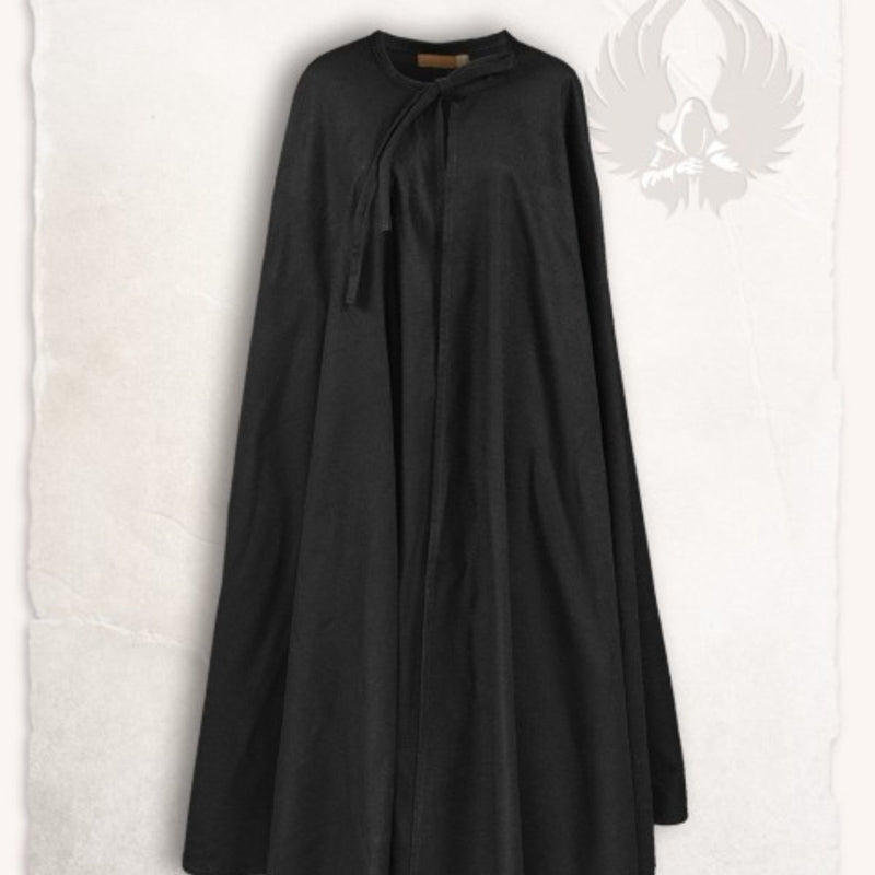 Płaszcz muszkietera Tilly, czarny