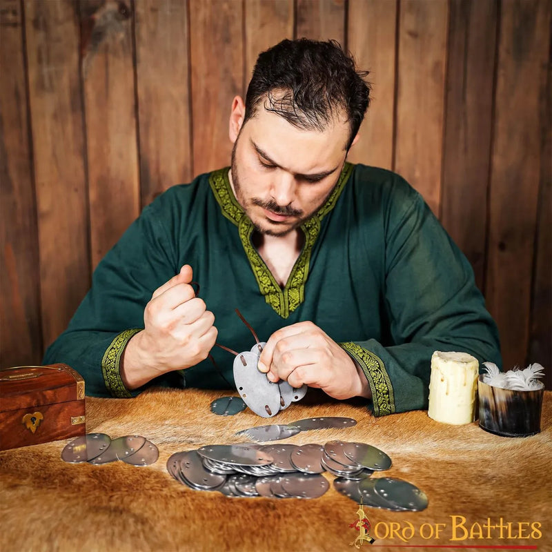 Frühmittelalterlicher Schuppenpanzer, rund