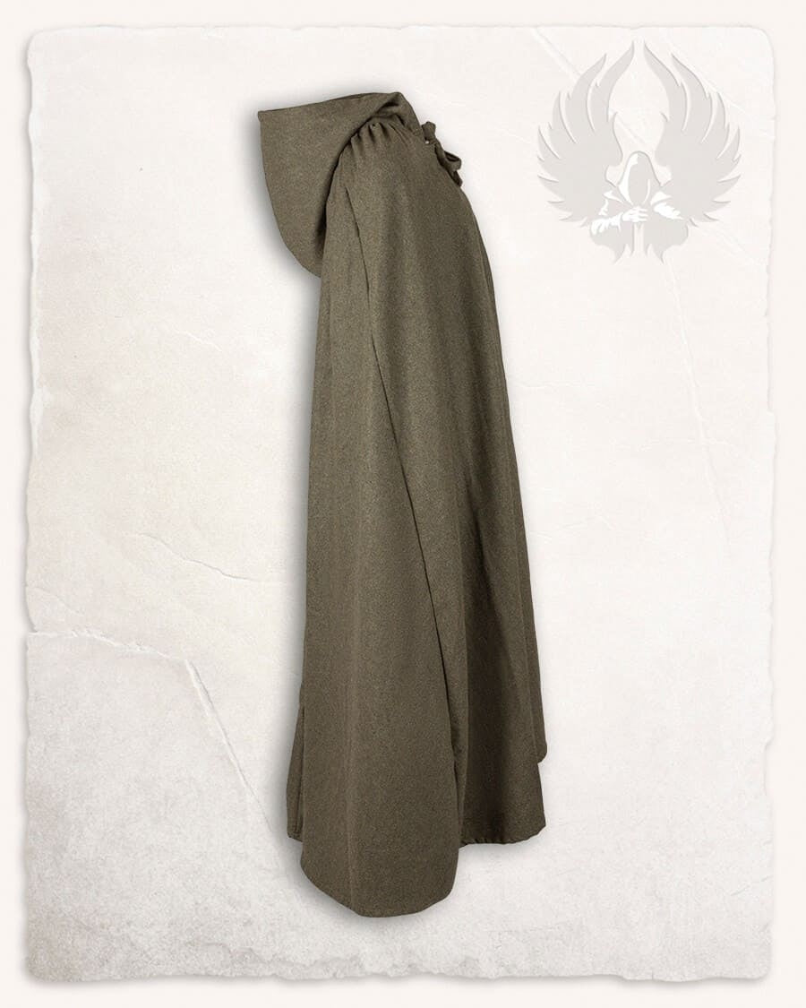 Mantel Harun, Wollmix, oliv