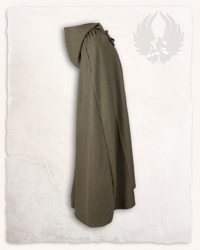 Mantel Harun, Wollmix, oliv