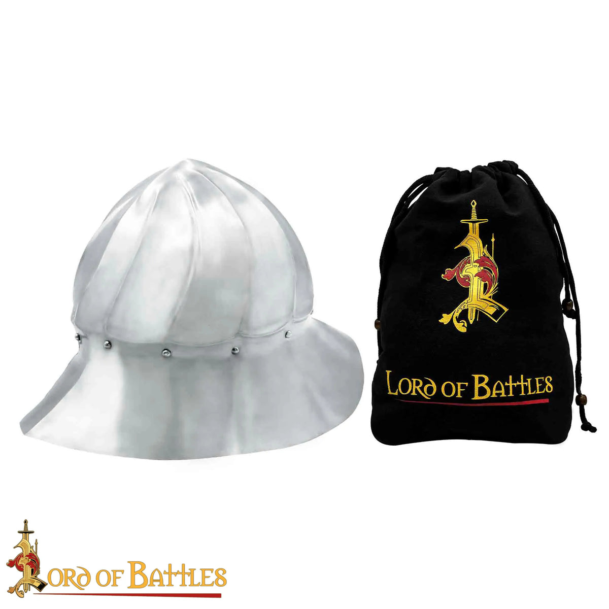 Chapel de fer bourguignonne du 15ème siècle, 1,6 mm