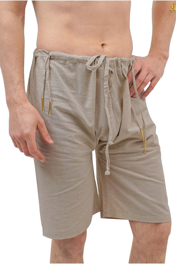 Braies médiévales, lin, naturel