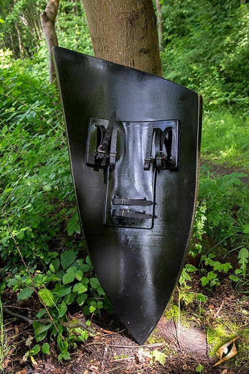 Elficka tarcza LARP, niebieska, 120 × 55 cm