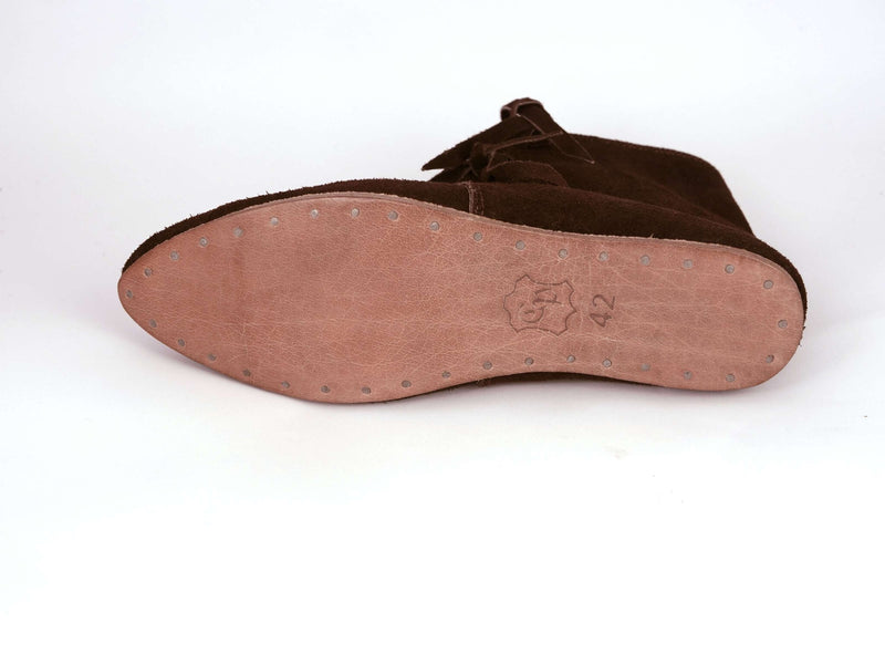 Medieval shoes Karl, medieval, brown