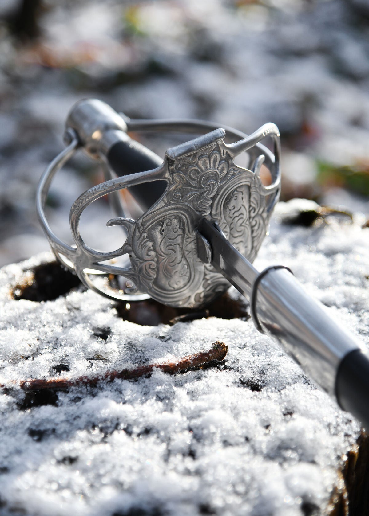 Mortuary hilt-sværd, sløvt (battle-readyt)