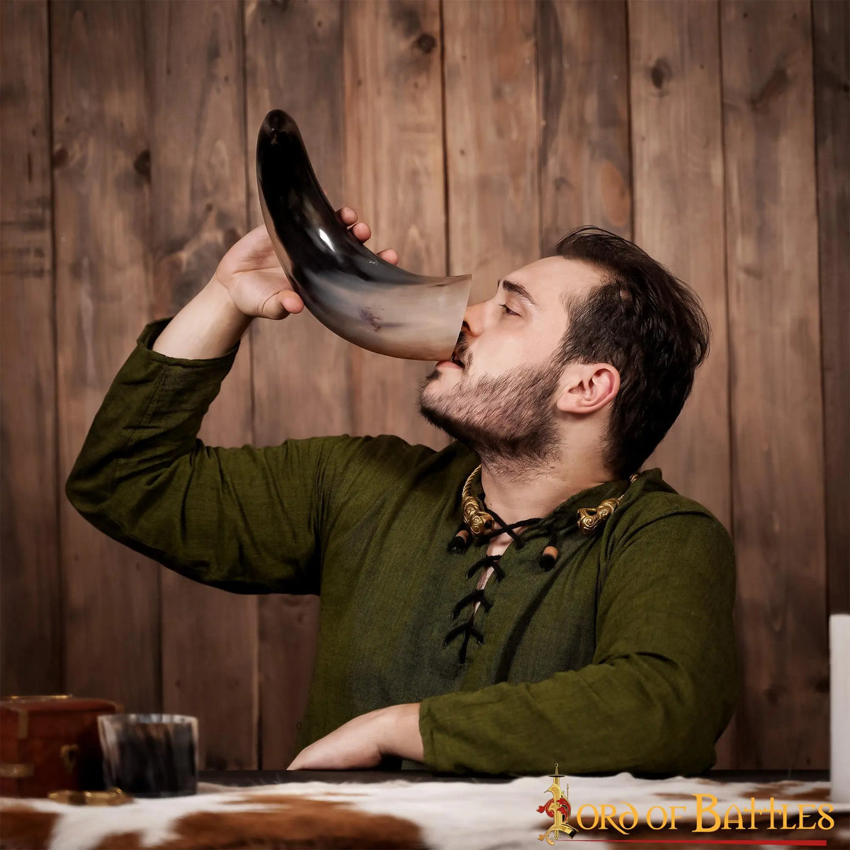 Natuurlijke drinkhoorn 650-1000 ml