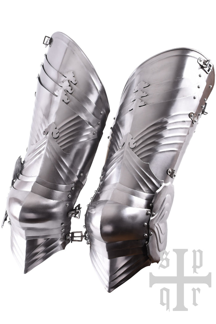 Gotiske cuisses, lårpanser, 1,6 mm