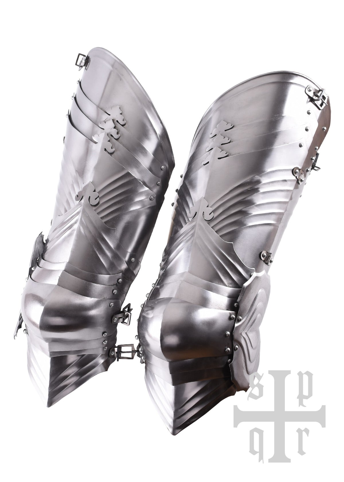 Gotiske cuisses, lårpanser, 1,6 mm